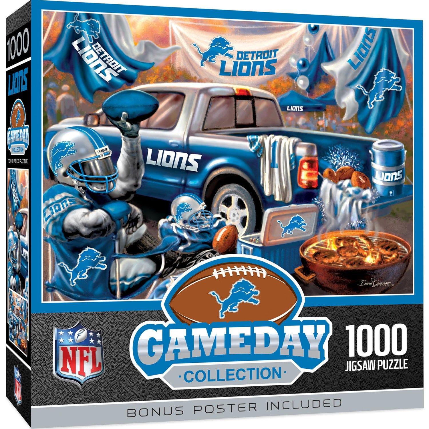 Detroit Lions NFL Gameday 1000pc Puzzle