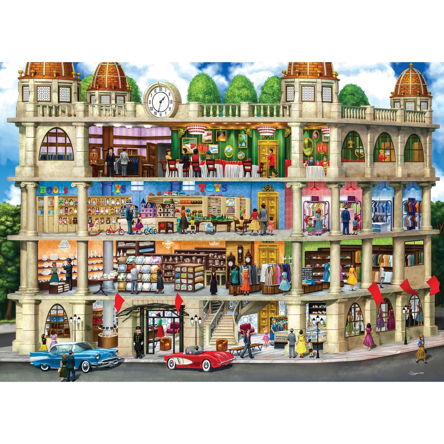 Inside Out - Fields Department Store 1000 Piece Puzzle
