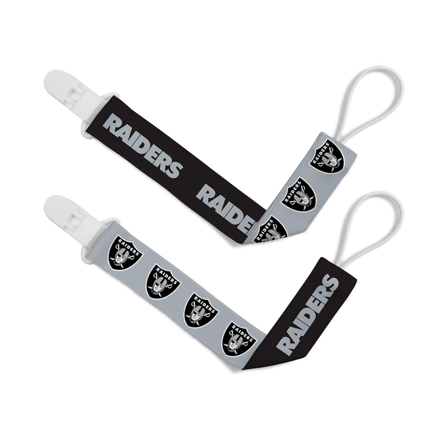 Las Vegas Raiders - Pacifier Clip 2-Pack