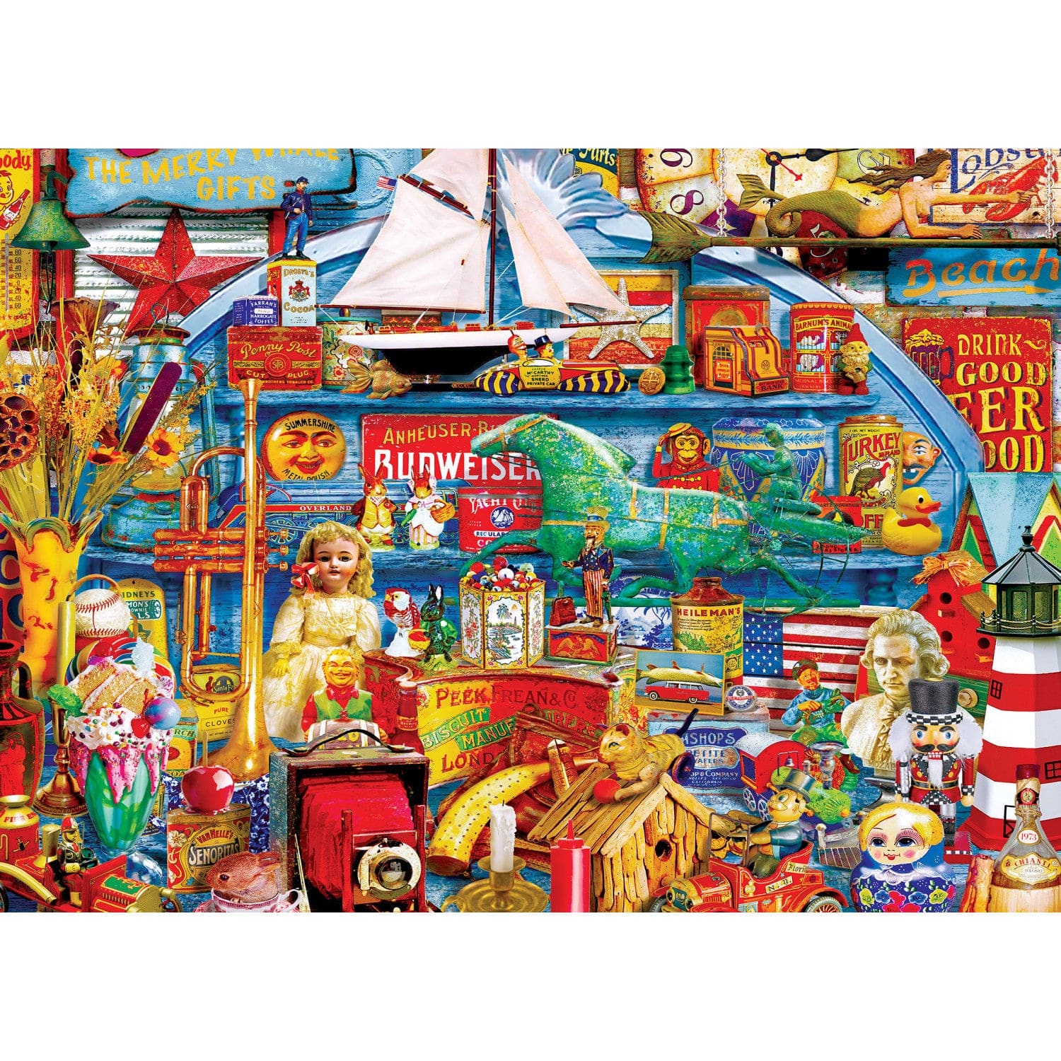 Flashbacks - Antiques & Collectibles 1000 Piece Puzzle