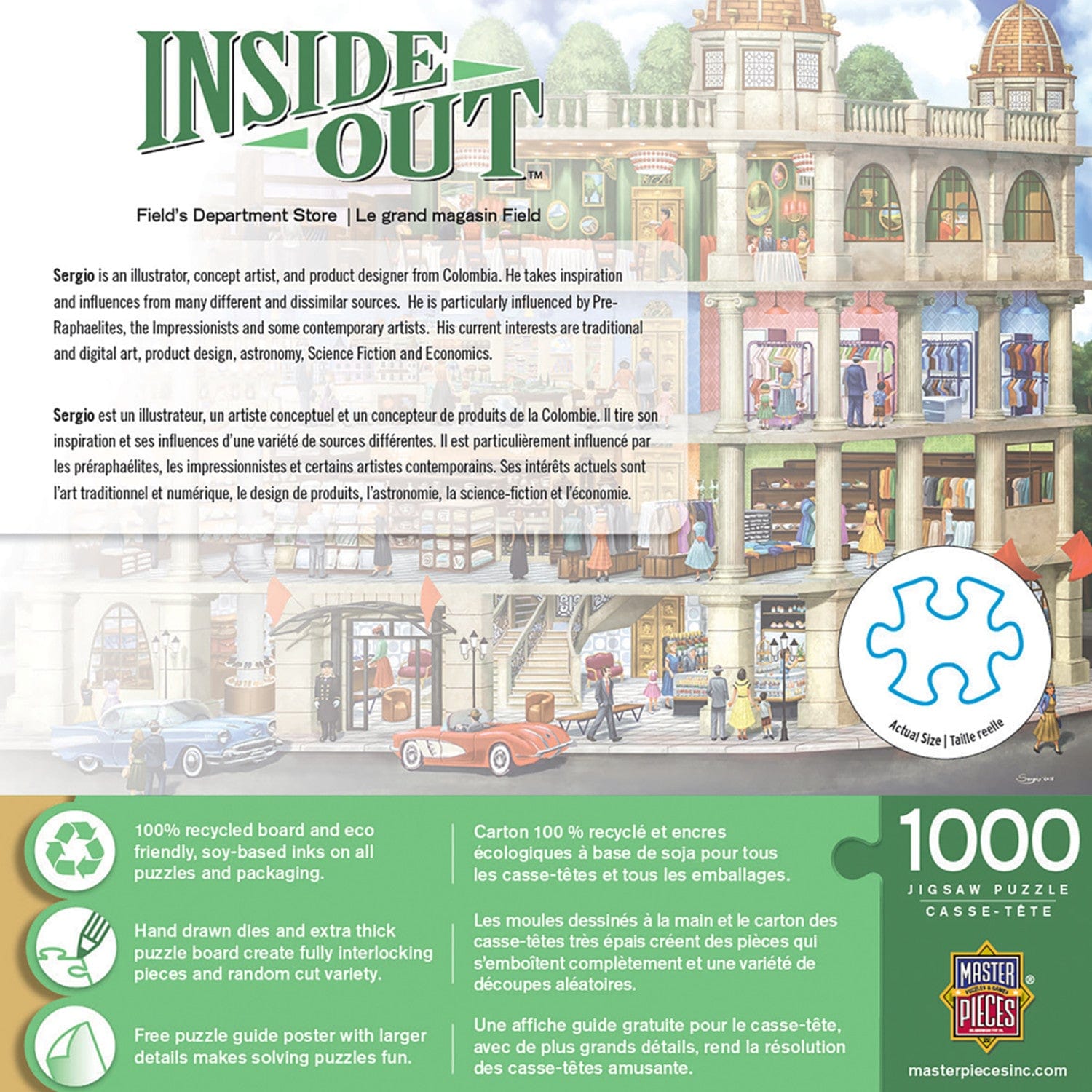 Inside Out - Field's Department Store 1000 Piece Jigsaw Puzzle