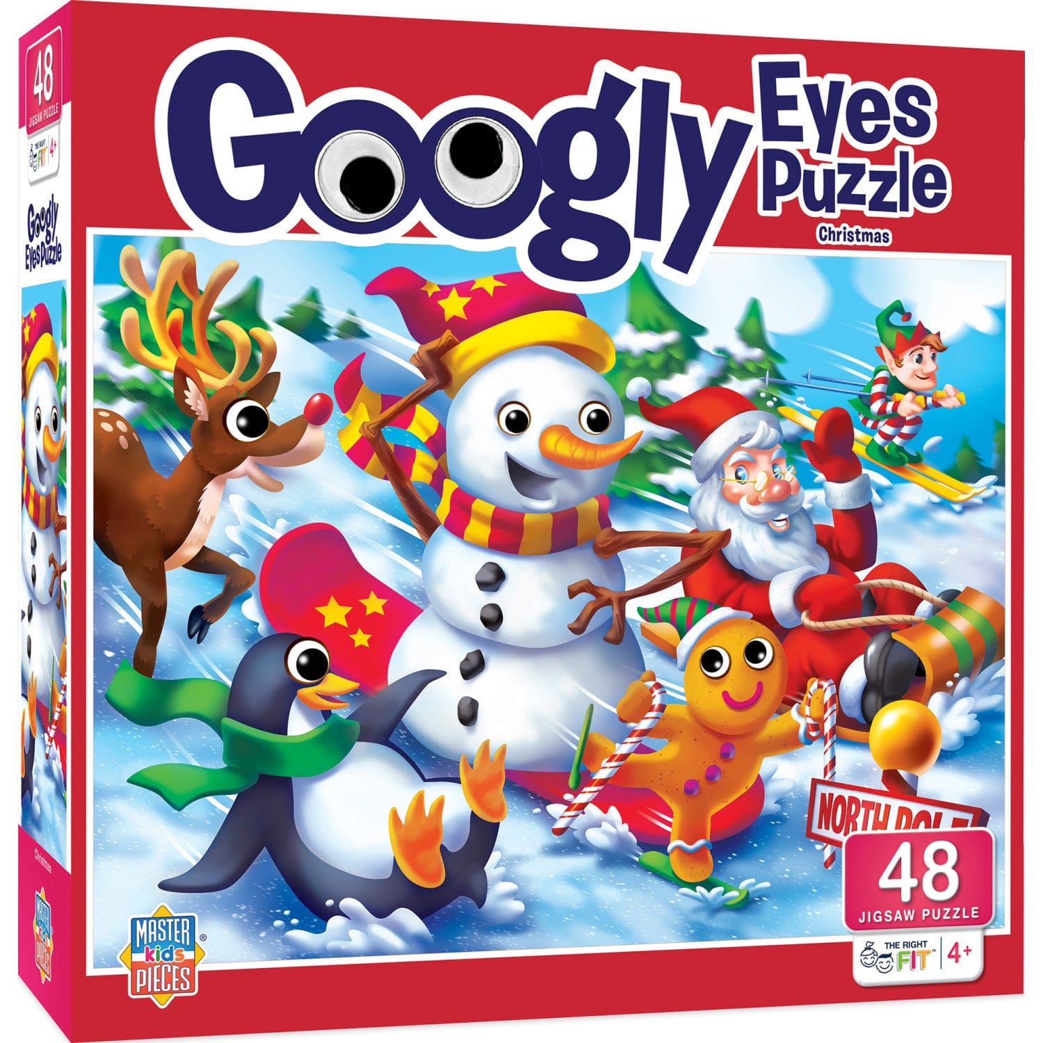 Googly Eyes - Christmas 48 Piece Puzzle