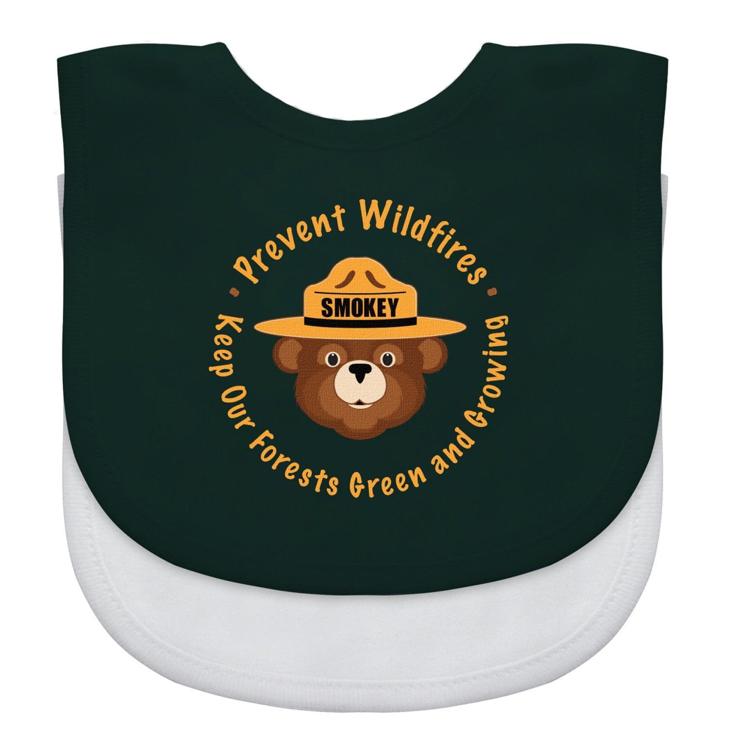Smokey Bear - Baby Bibs 2-Pack
